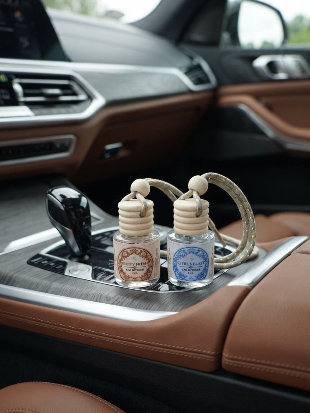 Car Diffuser 1 Pack (Pair of bottles) - Fruity Fresh and Citrus Blast